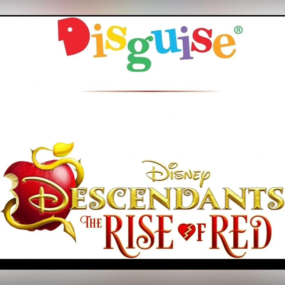 NEW Descendants The Rise of Red Costume Jumpsuit *NO WIG* Girls Size Large 10-12